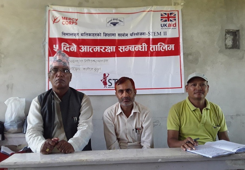 बालिकाहरुको लागि आत्मरक्षा तालिम सुखडमा सम्पन्न