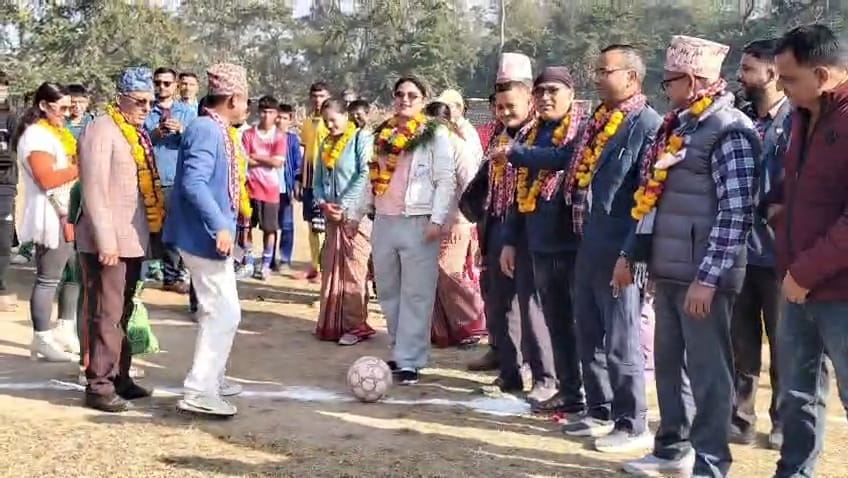 संस्थागत नगर कप आयोजकलाई नगर प्रमुख सुशीला शाहीद्धरा धन्यवाद व्यक्त